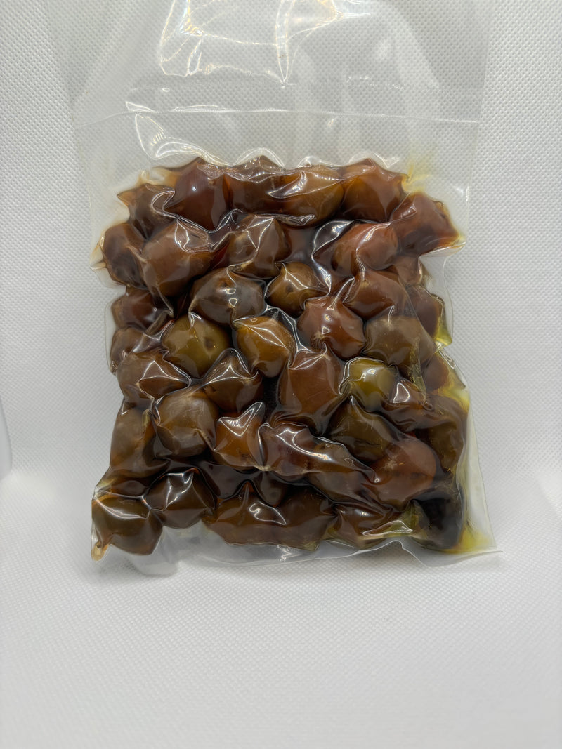 Sapfo – Mytilene Oliven in Nativem Olivenöl Extra (250 g)